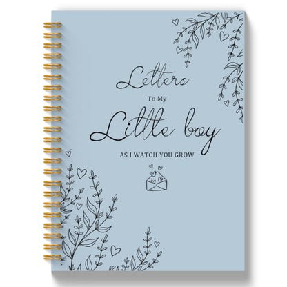 New Mom Boy Gifts Journal for Women, 5.5x8.3in - color: Letters Boy