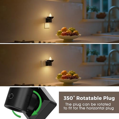 L LOHAS LED Night Light, 2 Pack Night Lights Plug into Wall - color: Barn, size: 2 Pack