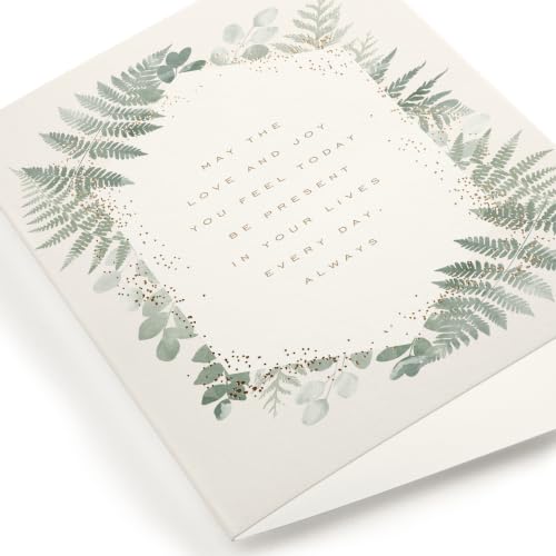Minted | Wedding & Bridal Shower Card, 5x7 w/Envelope | Gilded Woodland - color: Gilded Woodland