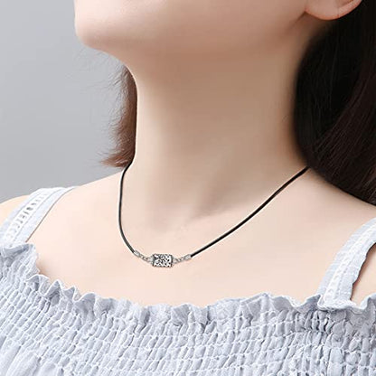 Sterling Silver Tree of Life Urn Necklace for Ashes Owl Necklace Pendant Charm for Women Memorial Gifts Keepsake Always in My Heart Memory Necklace Jewelry - style: 3D Bar Family Tree Pendant