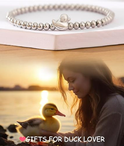 Bracelets for Women, Animal Evil Eye Bracelets, Birthday Graduation Christmas Gifts for Friends Sisters Mom Daughter - style: Duck