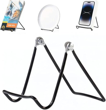 KINGDOM SOLUTIONS - 3.25" Black Metal Display Stand Made in USA - 36 Pack - color: Black Adjustable, size: 3.25" (36-pack)