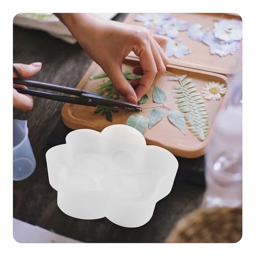 Silicone Large Paw Print Mold, White Dog Paw Freshie Mold, Resin Casting Mold for DIY, Crafting,Handmade, 4" x 3.86" x 1" - color: White large claw