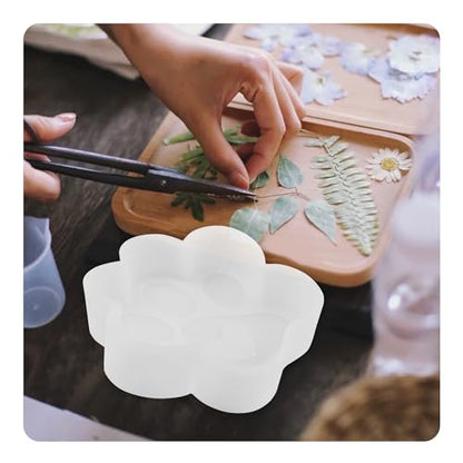 Silicone Large Paw Print Mold, White Dog Paw Freshie Mold, Resin Casting Mold for DIY, Crafting,Handmade, 4" x 3.86" x 1" - color: White large claw