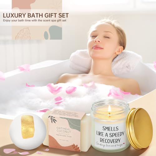 11PCS Self Care Gift Basket, Sympathy Care Package for Women - color: Oatmeal
