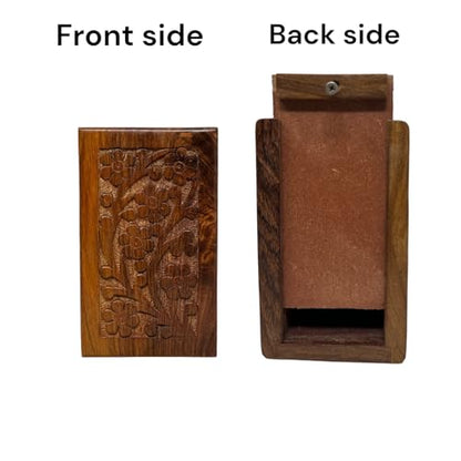 Handmade Wooden Cremation Urns for Human Ashes - Adult Male, Female, and Beloved Pets - Small wooden box with 20 Cubic Inch Capacity - Perfect for Men, Women, Children, Cats, and Dogs