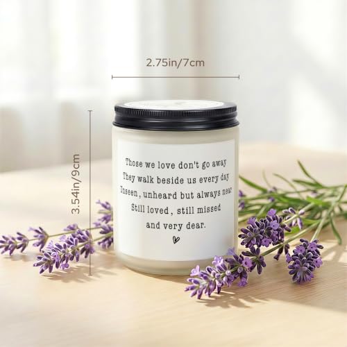 Sympathy Gifts for Loss of Loved One, Memorial Sympathy Candle | Grief Remembrance Candle7oz, Sympathy Condolences Bereavement Gift, Sorry for Your Loss Memorial Gifts for Loss of Loved one