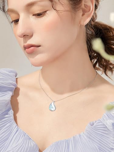 Urn Necklace for Women Sterling Silver Meaningful Memorial Jewelry | Paw Print/Butterfly/Dragonfly/Bird/Dolphin/Mountain/Tree of Life Urn Necklace for Ashes Cremation Keepsake Jewelry for Women - style: Tree of life