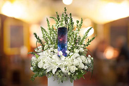 Cosmic Scattering Urns - Eco Friendly Biodegradable Urns for Adult Ashes - Cremation Scattering Tube - color: Cosmic, size: Large 12"x5"