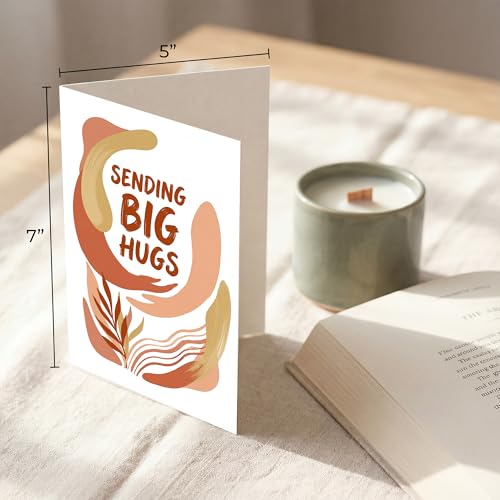 Sympathy Card, Sending Big Hugs Get Well Soon For - color: Sympathy Card 015