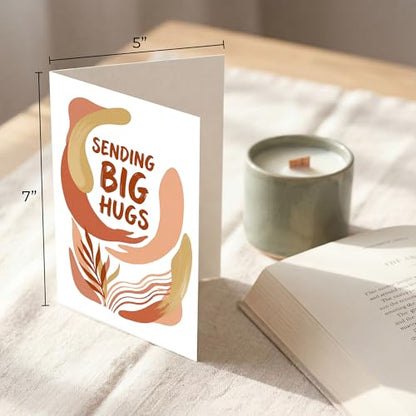 Sympathy Card, Sending Big Hugs Get Well Soon For - color: Sympathy Card 015