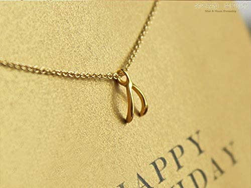 Baydurcan Friendship Anchor Butterfly Good Luck Elephant Necklace for Women - style: Wishbone