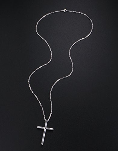 S925 Sterling Silver Urn Ashes Keepsake Cremation Memorial Necklace Jewelry - style: Cross Urn.