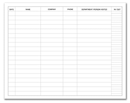 BookFactory Visitor Log Book Register, Blue, Hardbound, 120 Pages | Sign-in Pages, Section Sewn Hard Cover, 8 7/8'' x 7'' - Made in USA - color: Blue