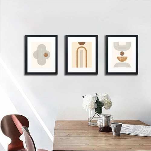 8x10 Picture Frame Black 3 Pcs set can Display 5x7 Picture with Mat or 8x10 Without Mat on the Wall - color: Black, size: 8x10 in-3Pack