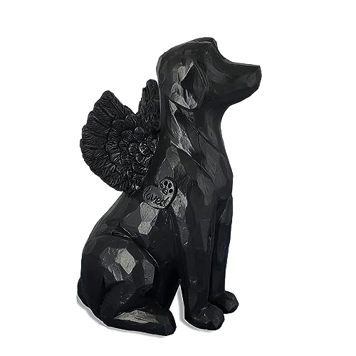 Angel Dog Statue, Memorial Gift for Dog Loss - Angel Wings - color: Dog Angel#3