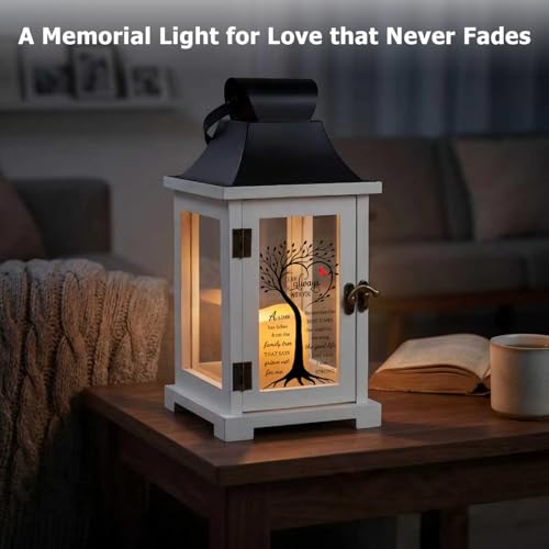 Memorial Lantern Sympathy Gift for Loss of Loved One Grief Gift - color: Family Tree Cardinal
