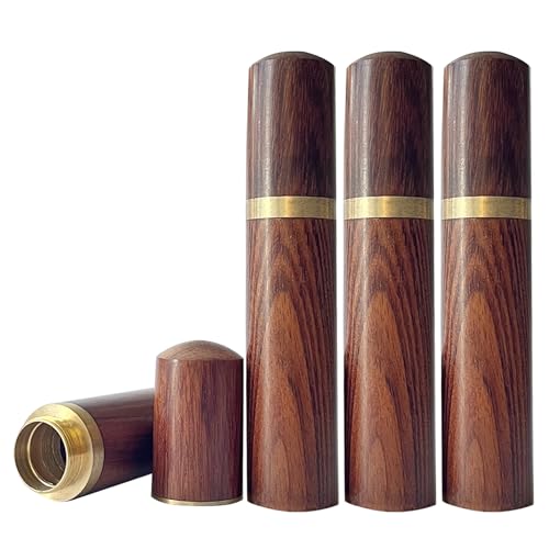 Mini Urns for Human/Pet Ashes Set of 4 Small Urns for Ashes Keepsake-Brown