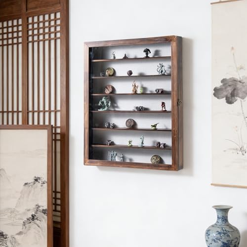 Muzilife 16x20 Shadow Box Wood Picture Frame with Shelves, 2.83 Deep, Brown - color: Brown, size: 16"x20" with Shlef