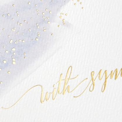 Hallmark Signature Sympathy Card (Many Thoughts and Prayers) - color: Spirit Lives On