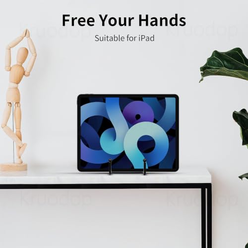 Kruodop 3 Pack 6" Metal Square Frame Easel Stands - Multi-Use Tabletop Display for Plates, Photos, Art, Books, Signs | Durable Mini Easels for Home Decor, Office, Studio & Vinyl Records