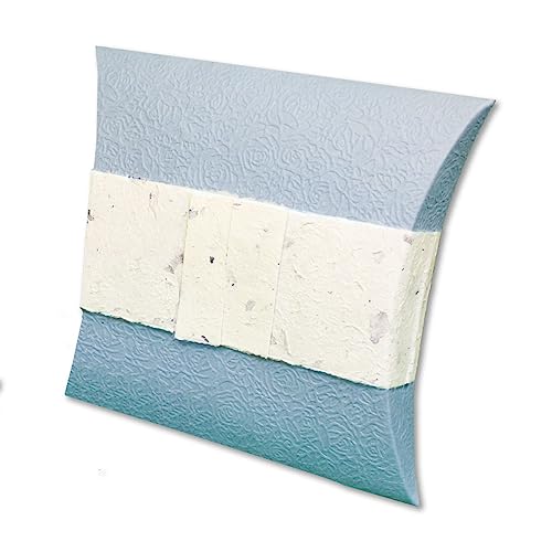 Journey Biodegradable Cremation Urn for Water/Earth Burial Mini 60 Cubic inches (Aqua Blossom) - color: Aqua