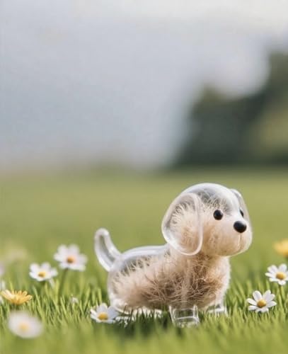 Dog Hair Collector Keychain Charm Memorial Storage Box, Transparent Bottle for Pet Hairs Keychain, Pets Fur Keepsake Keyring for Collecting Hair, Portable Pet Memory Capsule(1) - style: H