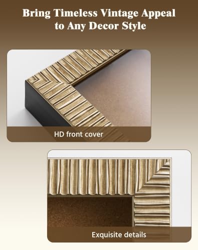 11x14 Shadow Box Picture Frame for Travel Souvenirs Postcard,Champagne Gold - color: Champagne Gold, size: 11x14