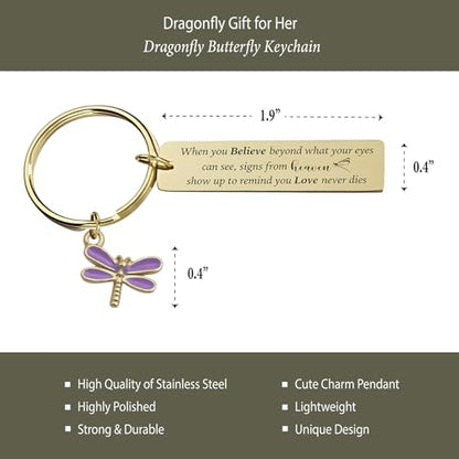 Dragonfly Gifts Women, Inspirational Encouragement Dragonfly Gift Ideas | Hardcover Notebook Gold Foil 200 Pages A5 Lined, Dragonfly Themed Gift for Dragonfly Lover Friend Birthday Holiday Christmas - color: Sage Green