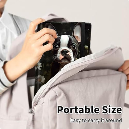Photo Album 4x6 120 Pockets Photos with Elastic Band, PU Leather Photo Books Small Mini Capacity Picture Album for Family Wedding Travel Anniversary Baby Vacation Pictures,Boston Terrier Dog - color: Boston Terrier Dog