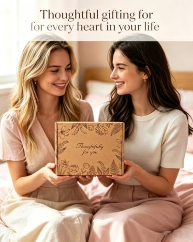 Thoughtful Birthday Gifts Set for Women, Self Care Get Well Soon Gift Box, Relaxing Spa Care Package, Christmas Holiday Present for Mom Sister Wife Aunt Best Friend Her