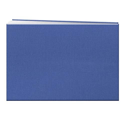 Pioneer 5 Inch by 7 Inch Postbound Fabric Frame Front Memory Book, Sky Blue - color: Sky Blue, size: 5"x7"