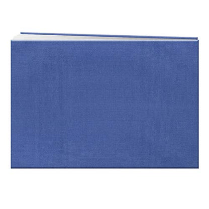 Pioneer 5 Inch by 7 Inch Postbound Fabric Frame Front Memory Book, Sky Blue - color: Sky Blue, size: 5"x7"