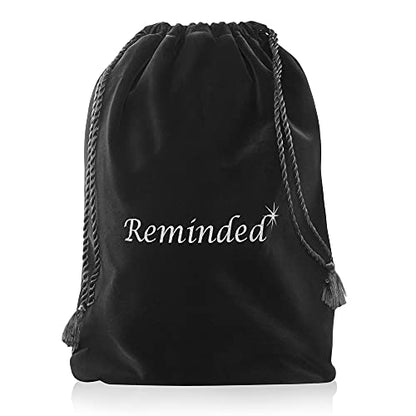 Reminded Cremation Memorial Urn for Human Ashes, Silver Adult Funeral Urn with Velvet Bag - color: Silver