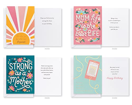 American Greetings Deluxe Cards with Envelopes, Mom Friend (32-Count) - color: Mom Friend