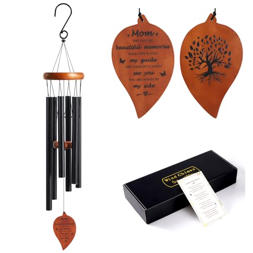 Sympathy Gifts for Loss of Mom, 37" Memorial Sympathy Wind Chimes for Loss of Mother, Condolence Bereavement Memorial Gifts for Loss of Mother, in Memory of Mom