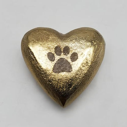 Heart Tokens - color: Gold - Pawprint