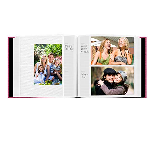 Pioneer Photo Albums Holds 200 Photos, Bright Pink, 4" x 6" - color: Bright Pink, size: 4" x 6" (Pack of 1)