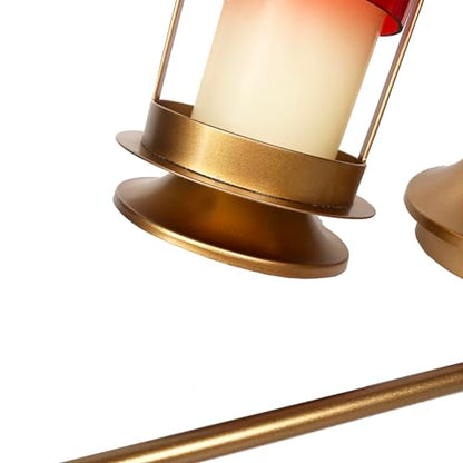 Beautiful Candle Lamp Memorial Lantern Eternal Lights for Graves for Easter Grave Decorations for Cemetery with Cross Lights and Garden Stakes - style: Light A2