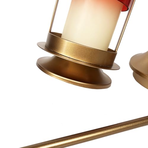 Beautiful Candle Lamp Memorial Lantern Eternal Lights for Graves for Easter Grave Decorations for Cemetery with Cross Lights and Garden Stakes - style: Light A2