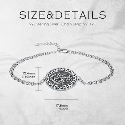 Birth Flower Photo Locket Bracelet 925 Sterling Silver 12 Month Locket Bracelet with Picture Birth Flower Photo Jewelry Gifts for Women Mother Mom Daughter - style: 03-March-Daffodil-Custom