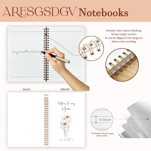ARESGSDGV-Notebook-492 - color: Letters to mom Floral
