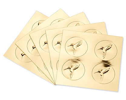 Papyrus Watercolor Hummingbird All Occasion Cards with Envelopes & Signature Seals, Blank Inside for Personalized Message (12-Count)