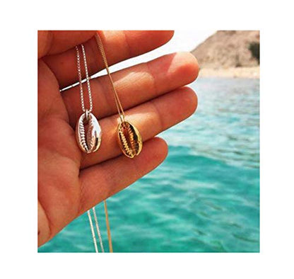 Baydurcan Friendship Anchor Butterfly Good Luck Elephant Necklace for Women - style: Shell
