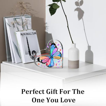Butterfly Acrylic Sign - 1 Year Anniversary Keepsake for Couples, Wedding Decoration - style: 1st Anniversary