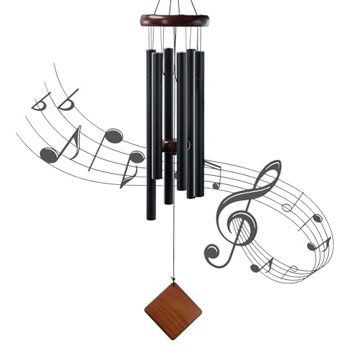 Wind Chime for Outside-36 inches Memorial Wind Chimes for Loss of Loved One Mother Father Baby Brother Friends, Best Sympathy Gift Wind Chimes Outdoor, Send Love and Strength - size: 36" BK