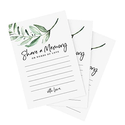 Bliss Collections Share a Memory Cards Rustic Greenery, Cards for Weddings - style: Rustic Greenery