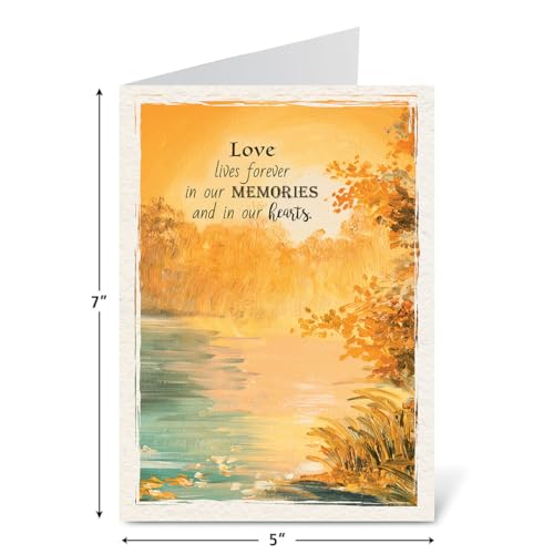 Current Expressions Sympathy Cards with Envelopes- Set of 20 Bulk Assortment II (10 Designs), Large 5" x 7" Condolences Cards, Sentiments Inside, White Envelopes - style: Expressions