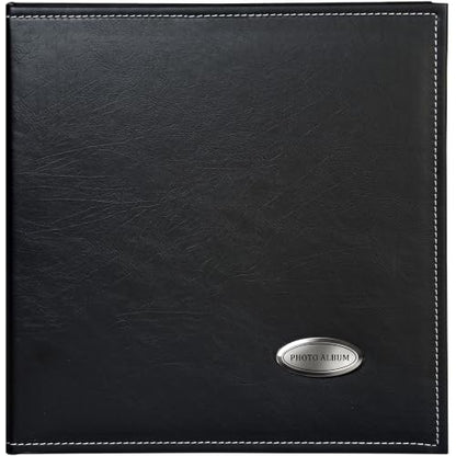 Zoview Self-Adhesive Photo Album, Dust-free, glue free and waterproof Scrapbook Album, Family album, Leather Cover, Hand Made DIY Albums Holds 3x5, 4x6, 5x7, 6x8,8x10 photos - color: Black, size: Large