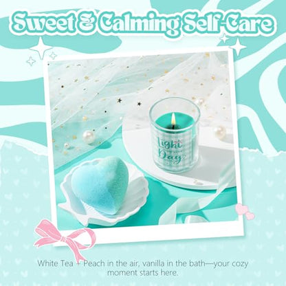 Gifts for Teen Girls, Teen Girl Gifts Trendy Stuff, Coquette Cute Bow Birthday Christmas Ideas Valentines Day Gift for Teen Girls Teenage Tween Daughter Sister Friend 14-16 16-18 Preppy Box Set - color: Mint Green